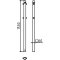 Sikkerhedsgel�nder / | afgr�nsningsgel�ndere | Fast stolpe til top- og kvartb�jet stang til indst�bning i beton | Mellemstolpe til top- og kvartb�jet stang | varmgalvaniseret